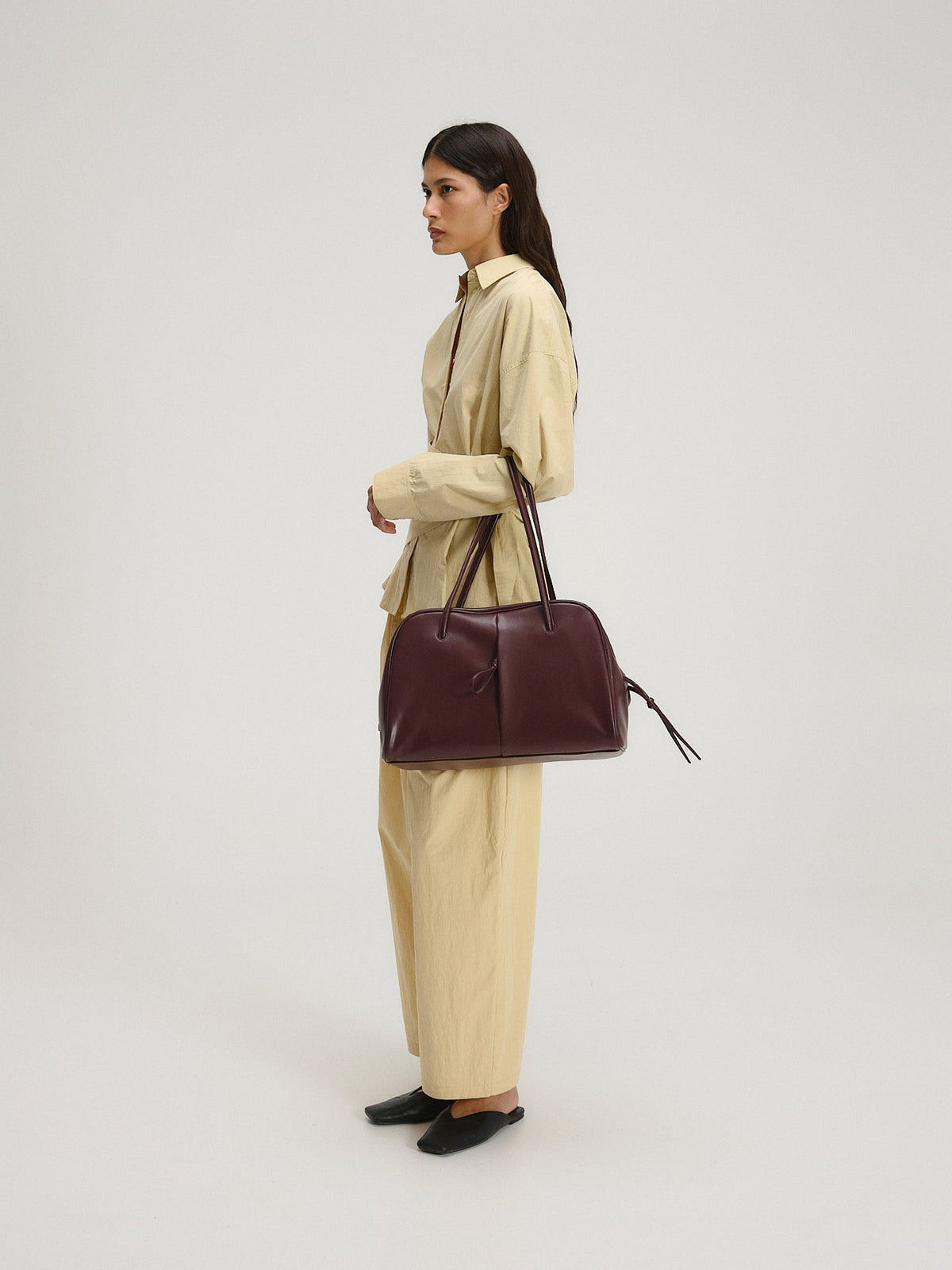 Sac à bandoulière en cuir végétalien de qualité supérieure, imperméable et résistant aux rayures