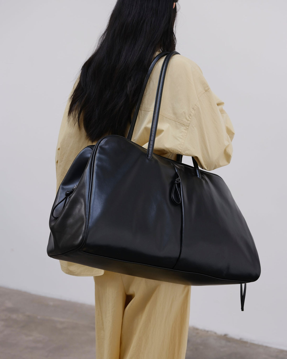 Sac de voyage format cabine en cuir vegan premium, déperlant et résistant aux rayures