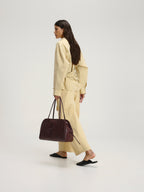 Sac à bandoulière en cuir végétalien de qualité supérieure, imperméable et résistant aux rayures