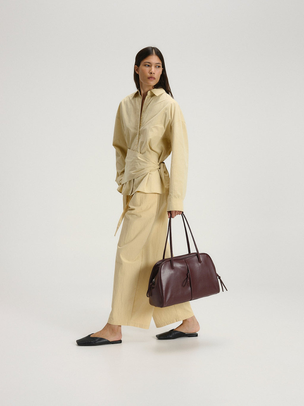 Sac à bandoulière en cuir végétalien de qualité supérieure, imperméable et résistant aux rayures