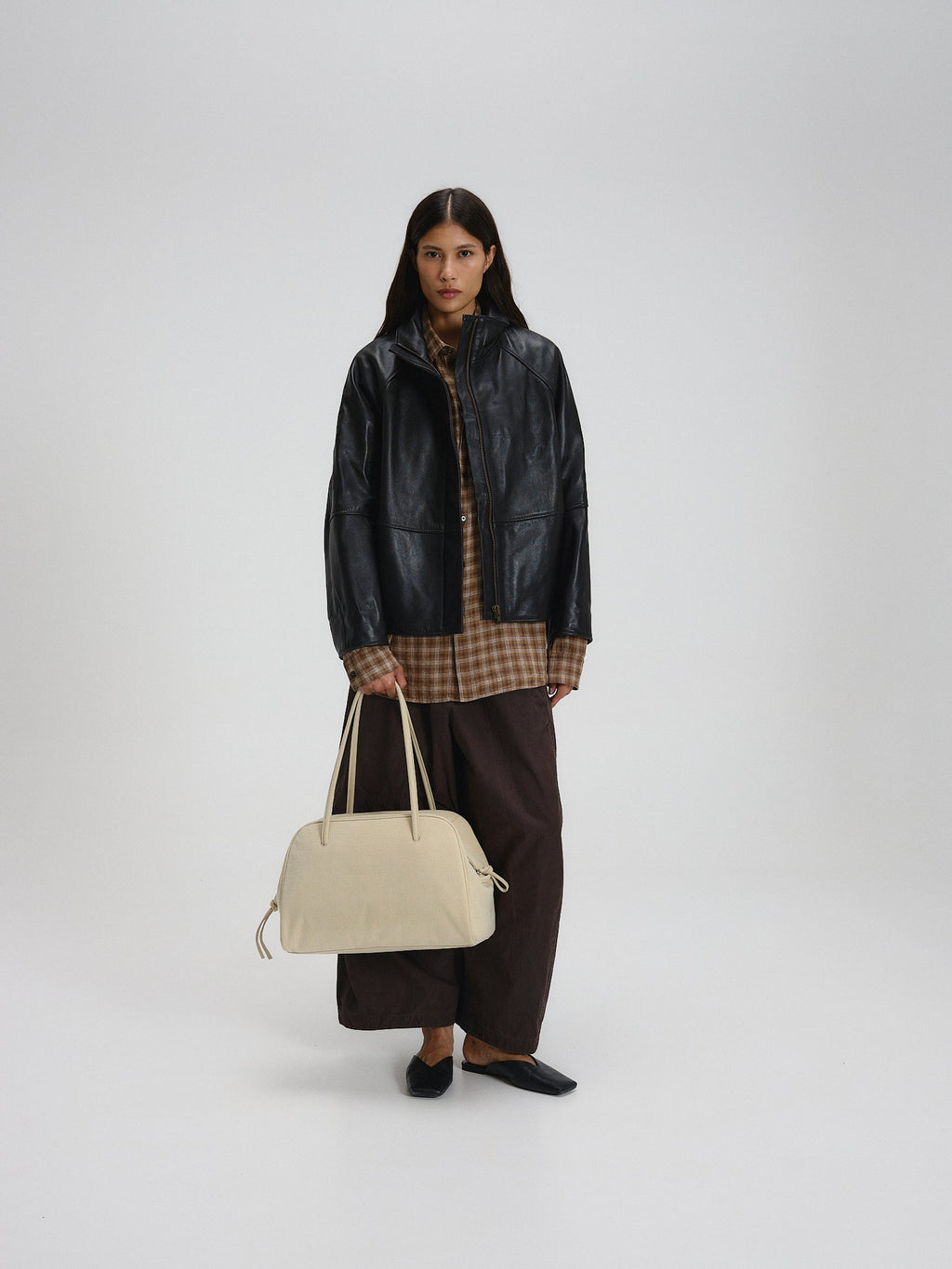 Sac à bandoulière en cuir végétalien de qualité supérieure, imperméable et résistant aux rayures