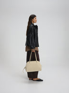Sac à bandoulière en cuir végétalien de qualité supérieure, imperméable et résistant aux rayures