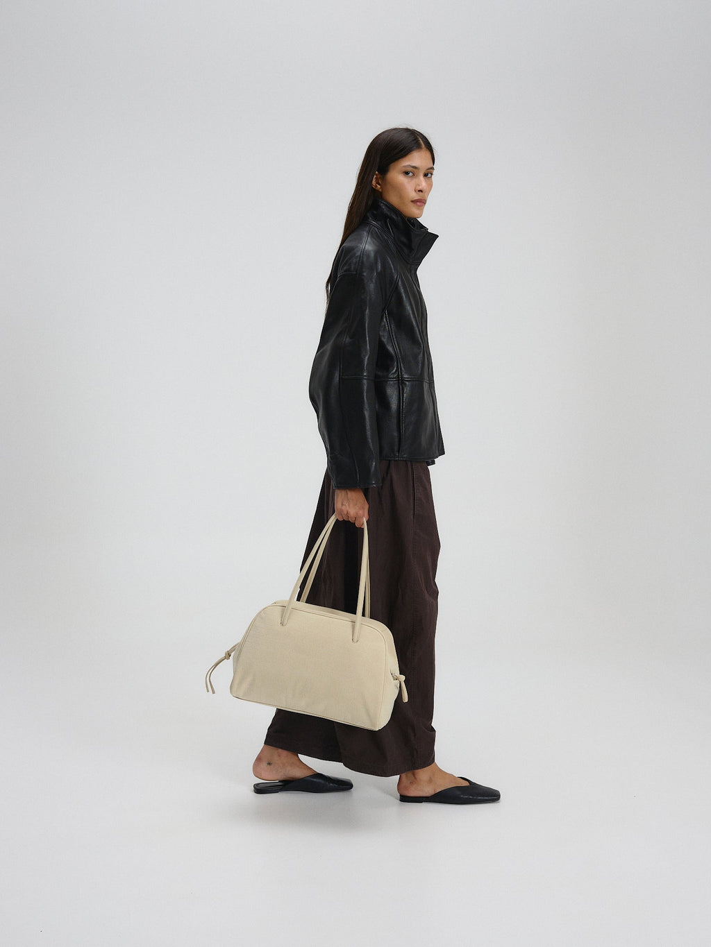 Sac à bandoulière en cuir végétalien de qualité supérieure, imperméable et résistant aux rayures
