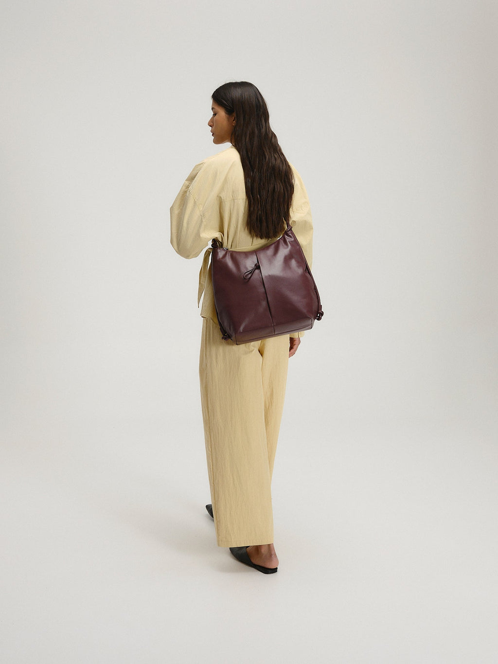 Sac Elio – Sac convertible en cuir vegan, porté épaule, croisé ou sac à dos