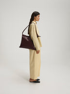 Sac pliable – Sac polyvalent en cuir végétalien, porté en cabas, en bandoulière ou en sac à dos