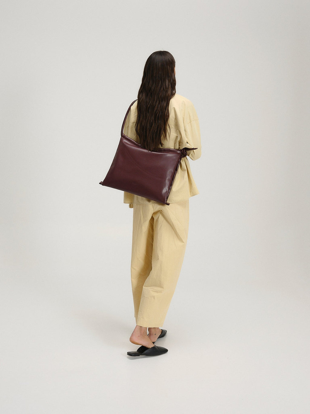 Sac pliable – Sac polyvalent en cuir végétalien, porté en cabas, en bandoulière ou en sac à dos